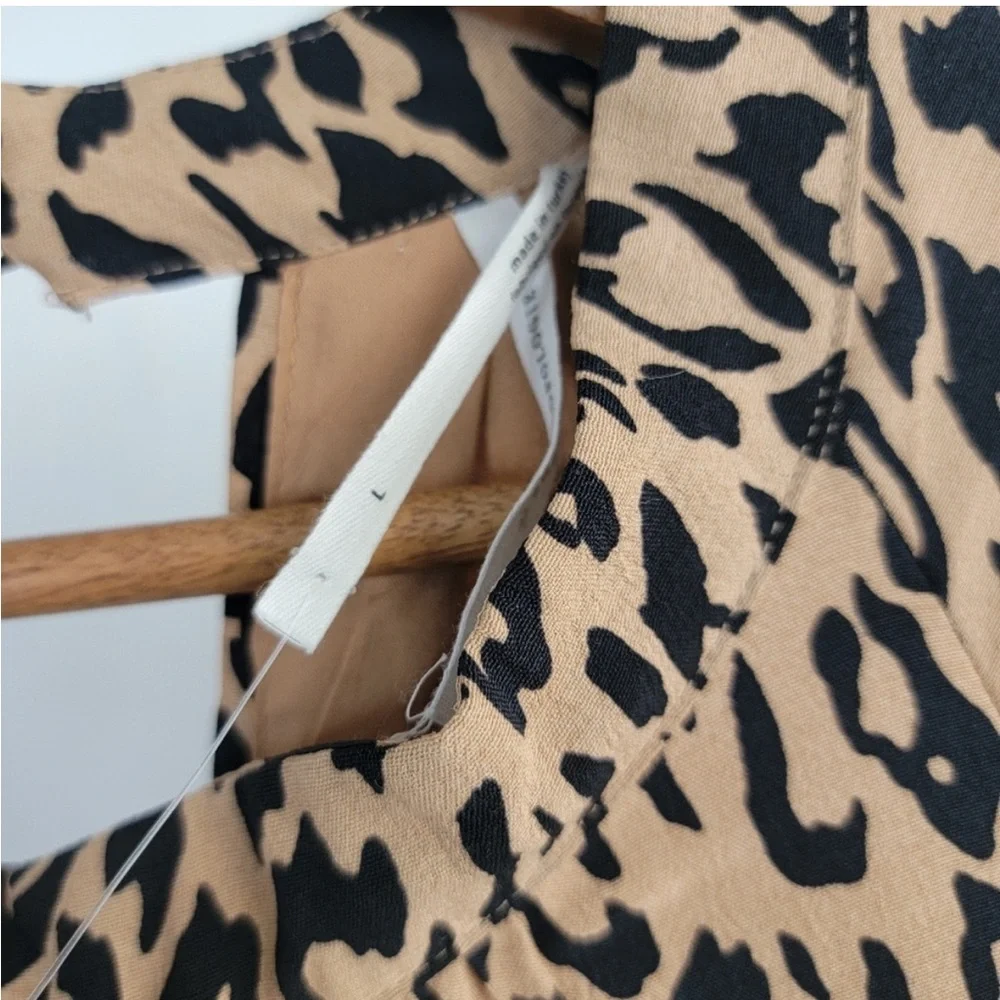 Anthropologie MacKenzie Animal Print Tunic Dress L - Picture 5 of 5